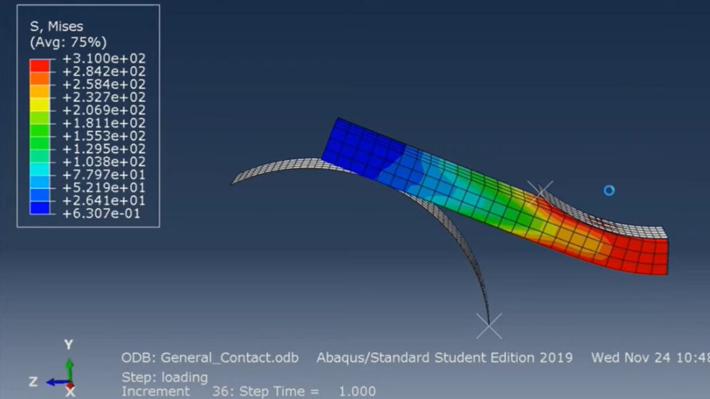 contact in abaqus