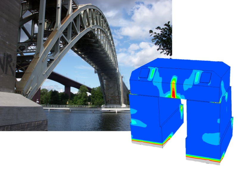 damage assessment using brigade fea analysis sofftware