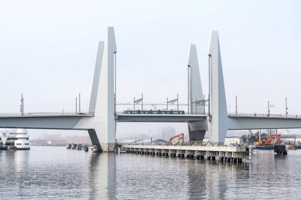 new Arpeggio steel Bridge project in Gothenburg