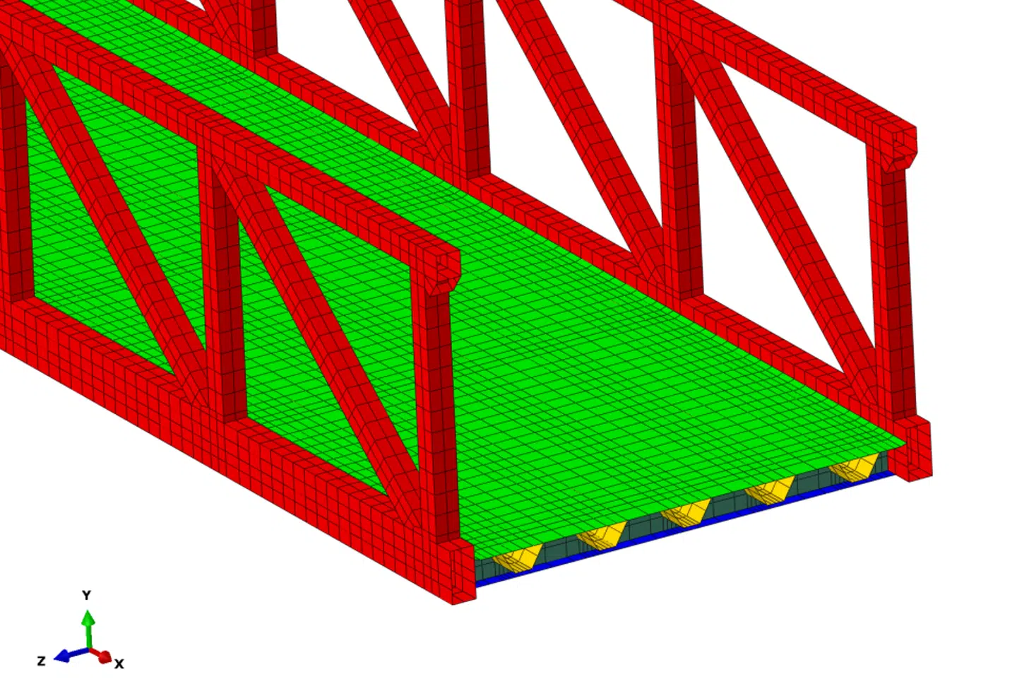 sweco steel truss bridge design with brigade abaqus