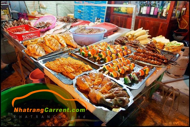 Nha Trang Night market cuisine 